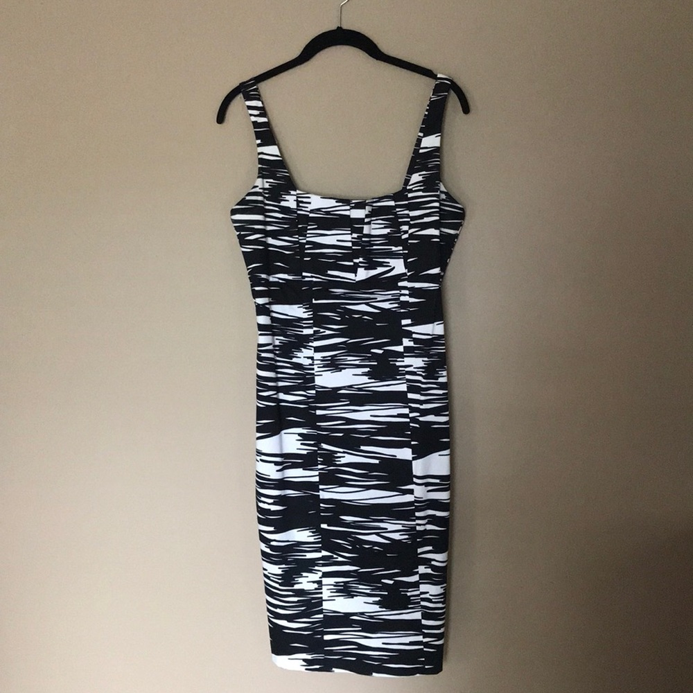 Black and White Calvin Klein Dress.
